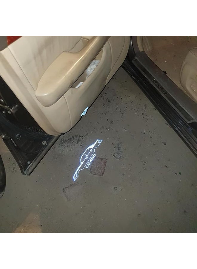 Door Logo Light For Lexus LS430 LS 430 Accessories Super Bright Logo Plug and play Compatible For Lexus LS430 special Logo Design For LS430 shadow light LS430 Door Projector Ghost Shadow Light - Image 3