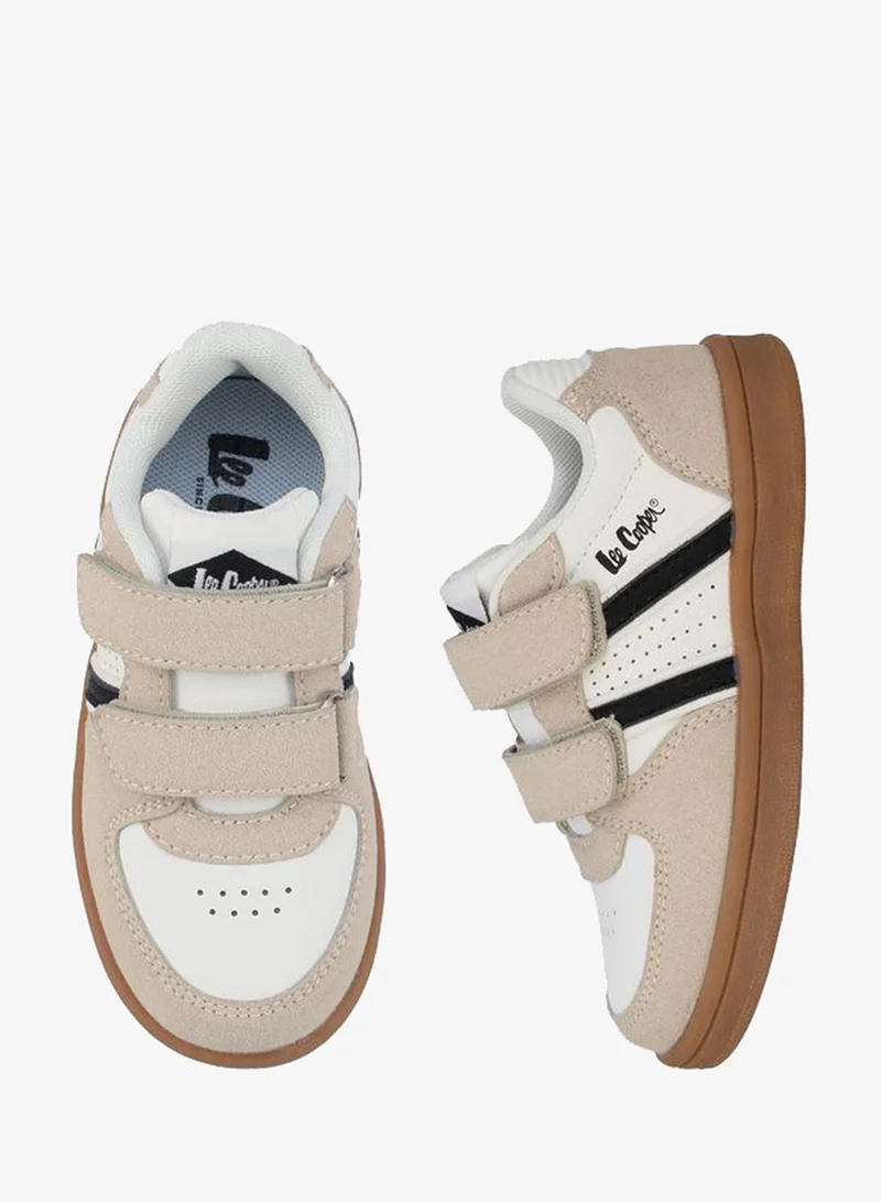 Lee Cooper Girls Hook & Loop Ankle School Sneakers