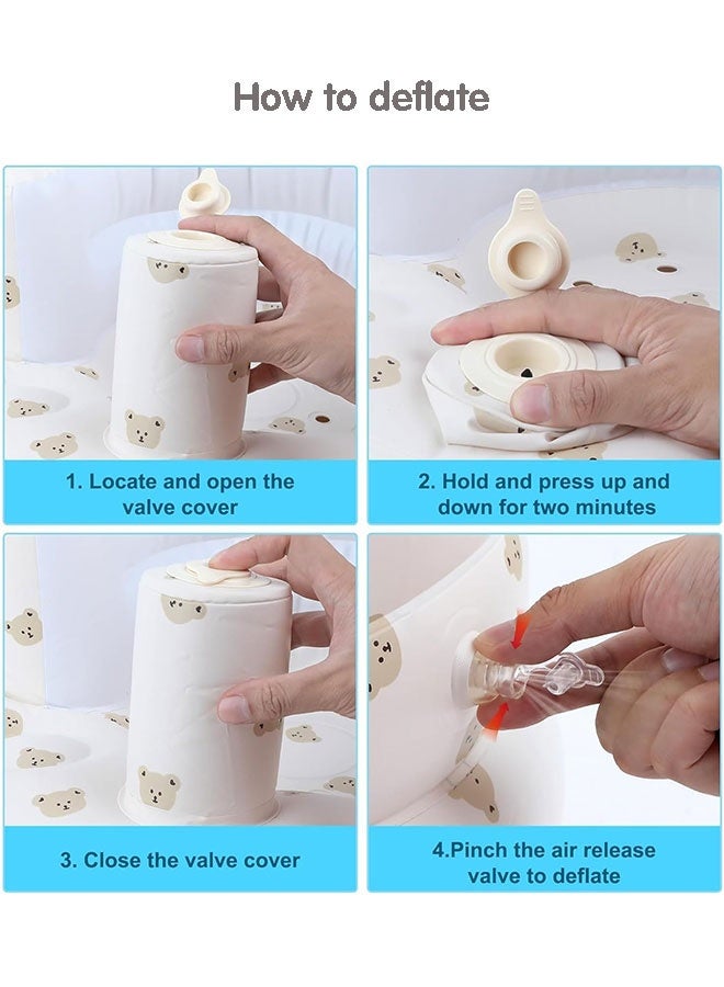 سوبر زي يوث قابل للنفخ طفل كرسي تثبيت, طفل قابل للنفخ مقعد - Image 3