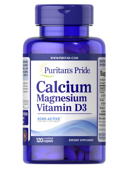 Calcium Magnesium With Vitamin D 120 Caplets