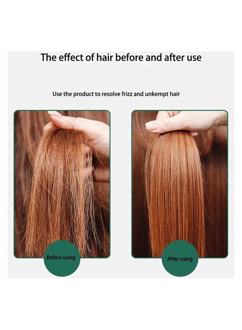 فرشاة فرد الشعر الكهربائية ، مشط تجعيد تسخين مزدوج الاستخدام (أخضر) - Image 5