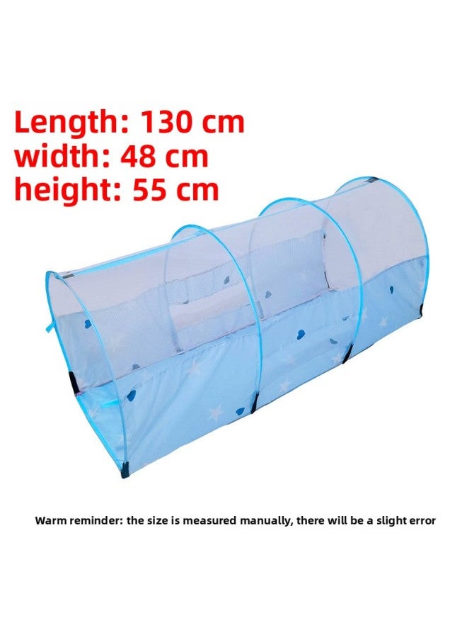Children's Tent Sunshine Caterpillar Tunnel Crawler Baby Garden Drill Hole Sensor Training Thickened Baby Early Education-Color:130cm Arch Thickening - Image 1