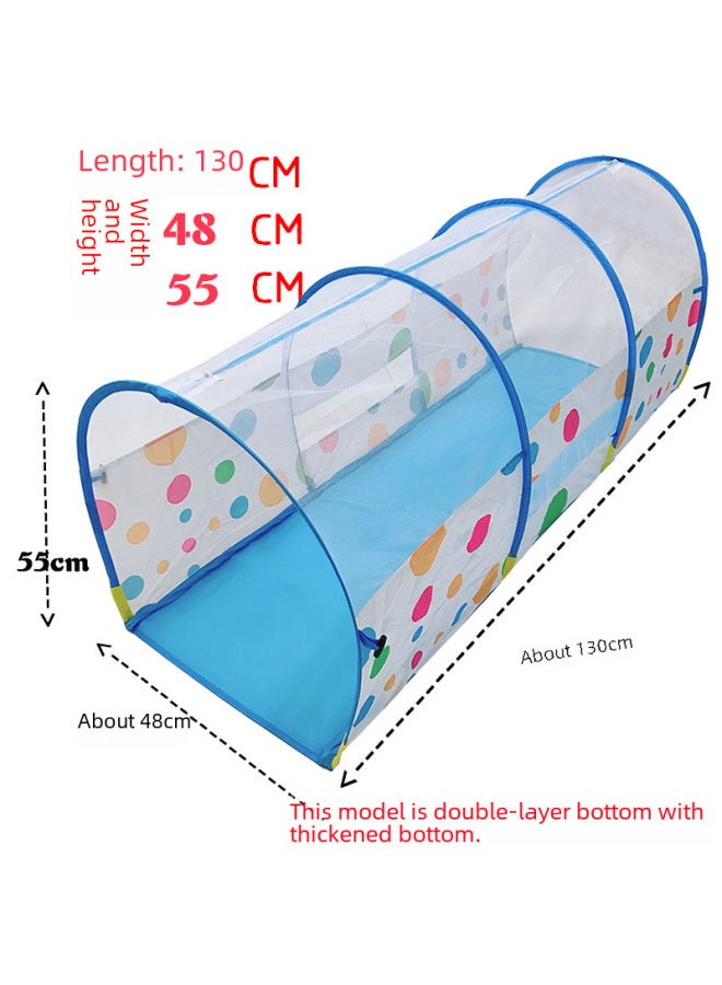 Children's Tent Sunshine Caterpillar Tunnel Crawler Baby Garden Drill Hole Sensor Training Thickened Baby Early Education-Color:130cm Arch Thickening - Image 5