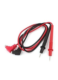 TECHDELIVERS TECHDELIVERS Banana Plug Digital Multimeter Probe Wires Test Tester Lead 1 Pair Red Black  - Image 1