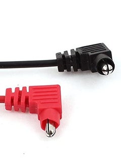 TECHDELIVERS TECHDELIVERS Banana Plug Digital Multimeter Probe Wires Test Tester Lead 1 Pair Red Black  - Image 2