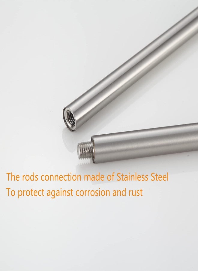 BGL Bathroom Accessory Set, Brushed Nickel Adjustable Expandable Towel Bar 4-Piece Bathroom Hardware Set Wall Mounted - Image 5