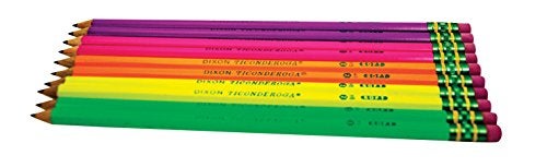 Ticonderoga Dixon® Neon Colored Pencils, Assorted, Pack Of 10 - Image 2