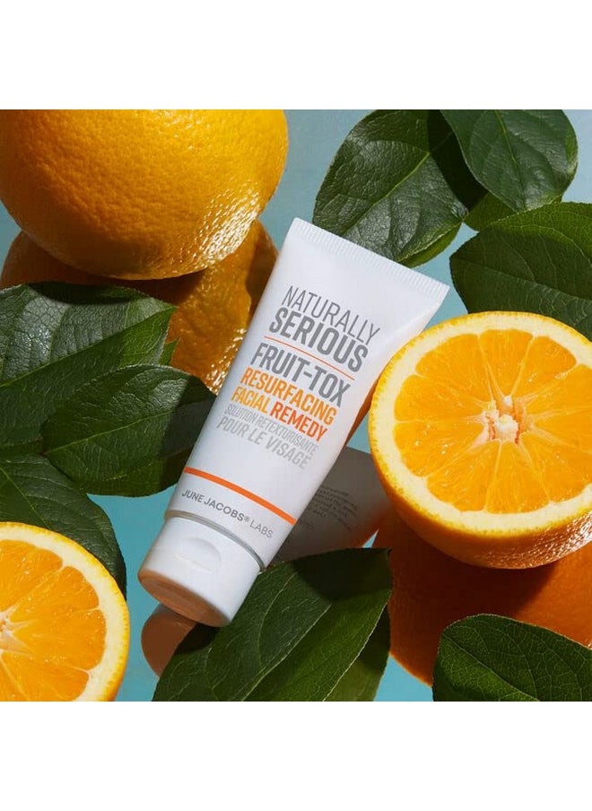 NATURALLY SERIOUS - | Fruittox Natural Resurfacing Facial Remedy Exfoliator Brightening Treatment Vegan Skincare Crueltyfree Skincare - Image 1