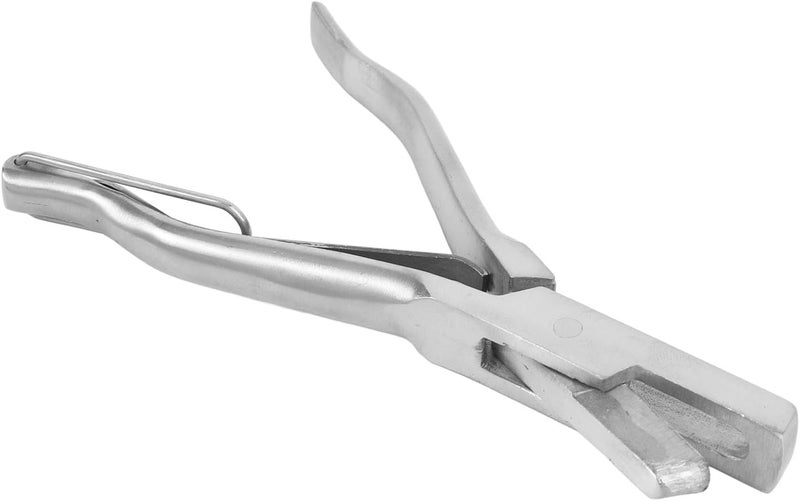 Zerodis Stainless Steel Ear Tag Applicator, Cow Ear Notcher with Ergonomic Handle, Pliers for Farm Animals, Cattle and Sheep - Image 1