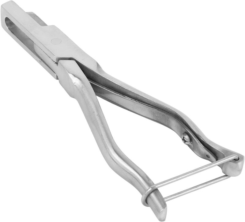Zerodis Stainless Steel Ear Tag Applicator, Cow Ear Notcher with Ergonomic Handle, Pliers for Farm Animals, Cattle and Sheep - Image 4