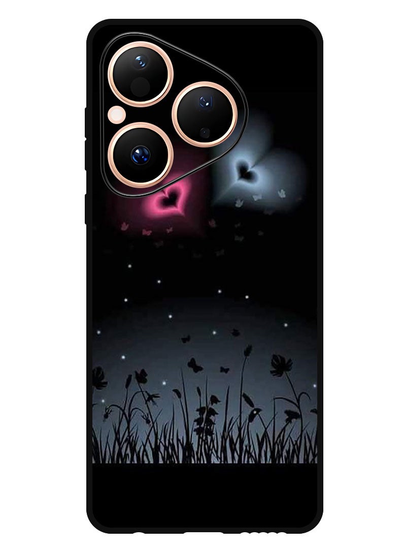 Theodor Case Compatible with Huawei Pura 80 6.6 Inch Protection Shockproof Bumper Cover Two Hearts (2) - Image 1