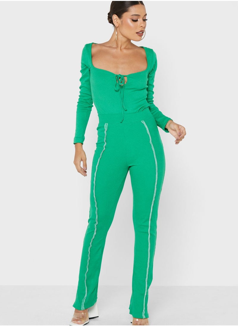 Ribbed Square Neck Body