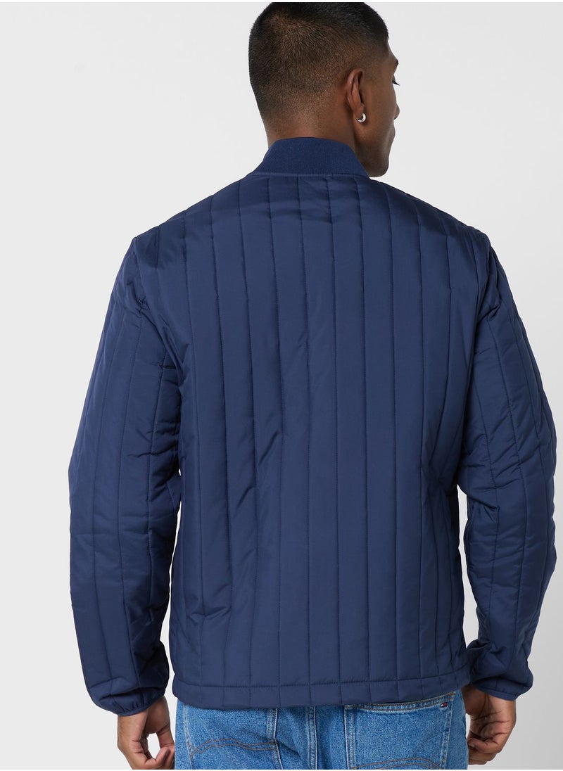 JACK & JONES - Zip Through Bomber Jacket - Image 1
