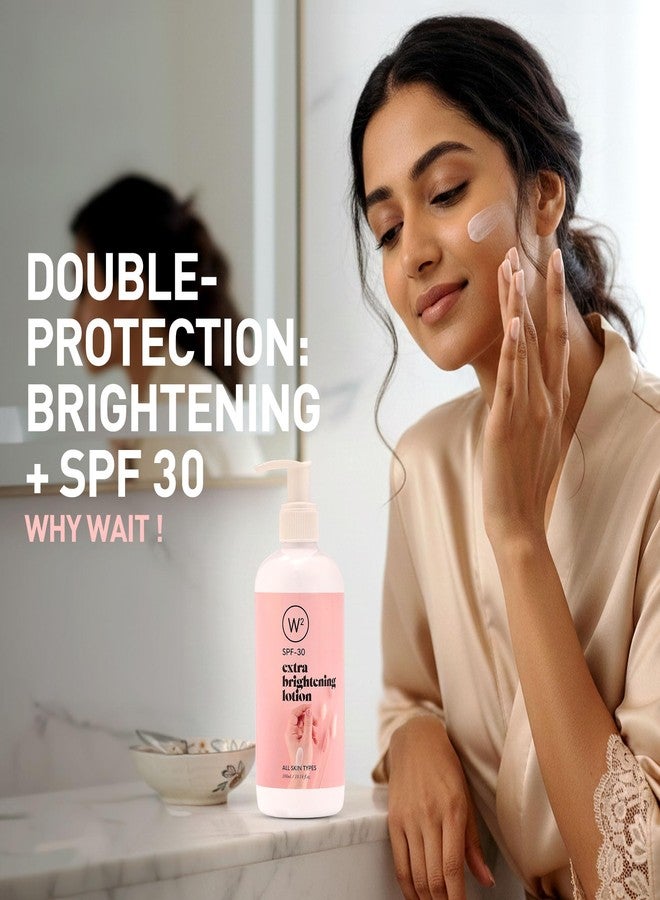 W2 Brightening Lotion with SPF 30 | UVA + UVB PA+++ Sun Protection Winter Body Lotion for Men & Women | Barrier Repair 300ml - Image 5