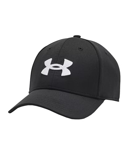 Under Armour Men's Blitzing Cap Stretch Fit, (001) Black / / White, Large/X-Large - Image 4