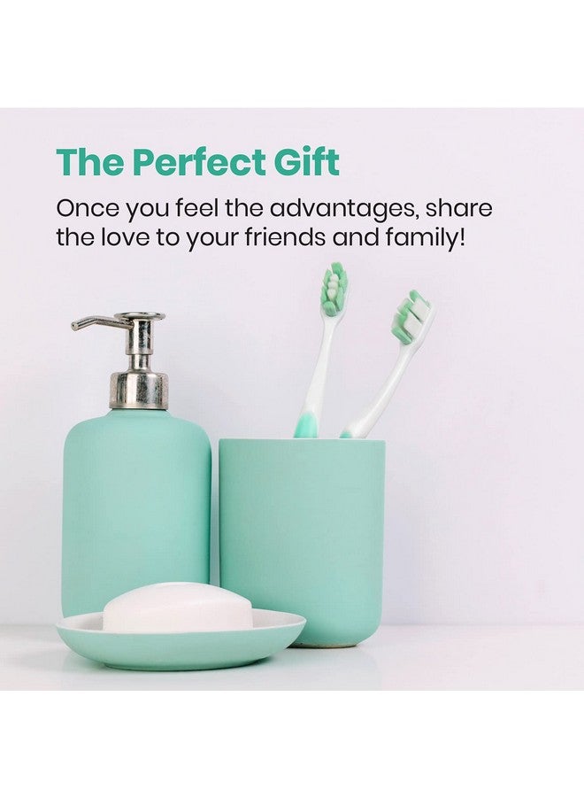 Lindo Ultrafine Toothbrush - for Sensitive Gums and Teeth, 12000+ Ultra Fine Bristles, Soft and Gentle, Deep Clean, Pack of 4 - Image 5