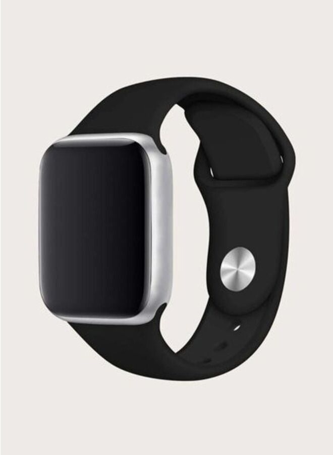 ACLIX Apple Watch Band Replacement Strap For Series 7/6/5/4/3/2/1/SE 38mm/40mm/41mm, Black - Image 1