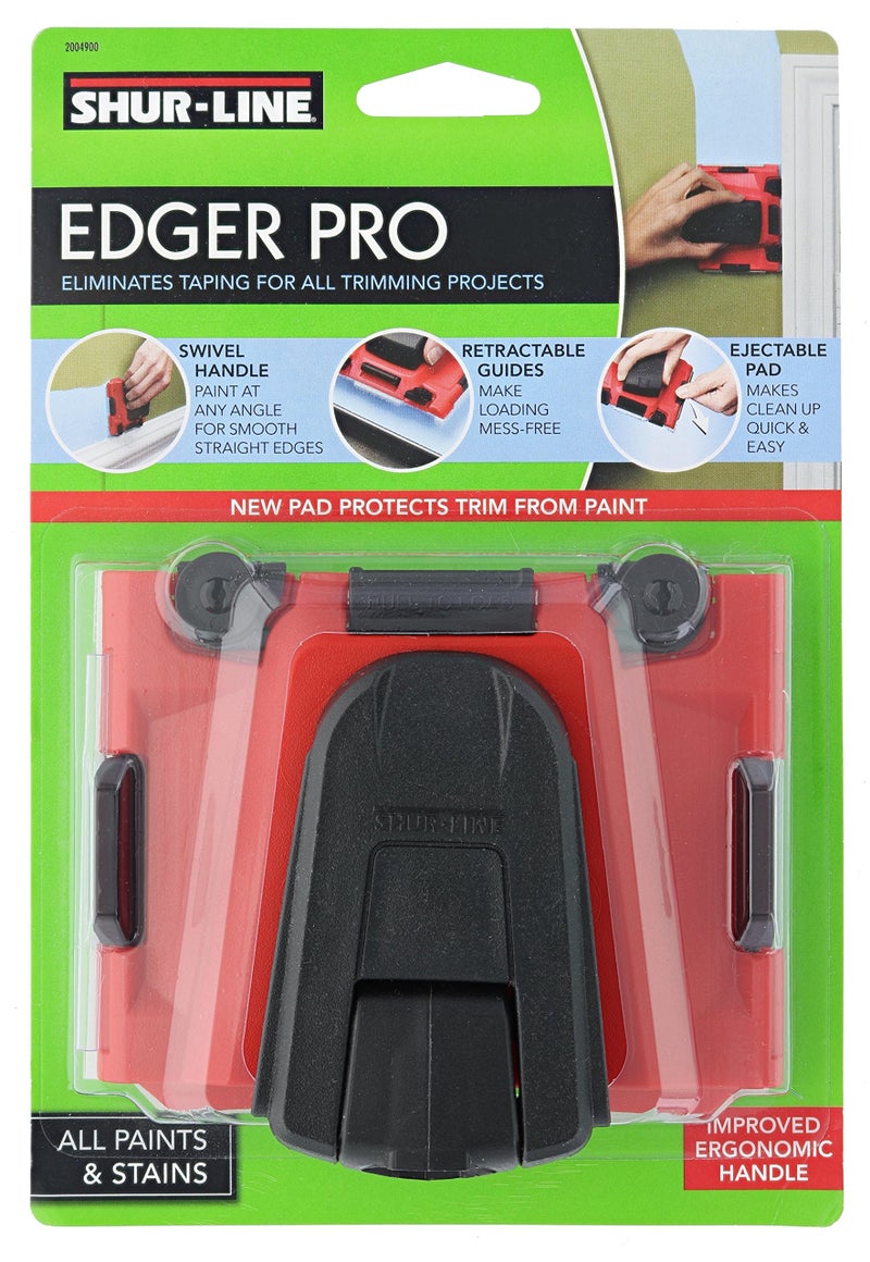 Shur-Line 2006561 Paint Edger Pro with Two Pack of 2001044 Painterâ€™s Pad Refills - Image 1