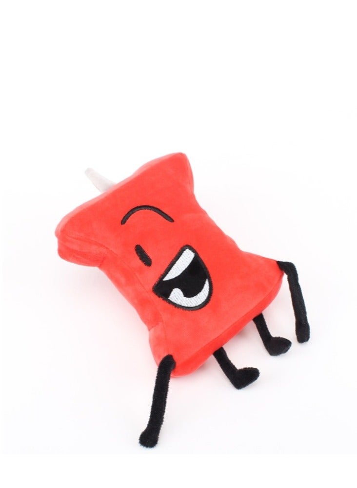 Y&D Battle For Dream Island Stuffed Plush Toys Dolls Kids, Cute Soft Leafy Teardrop Firey Bubble Stuffed Plush Pillow For Child Fan Gifts 20cm - Image 3