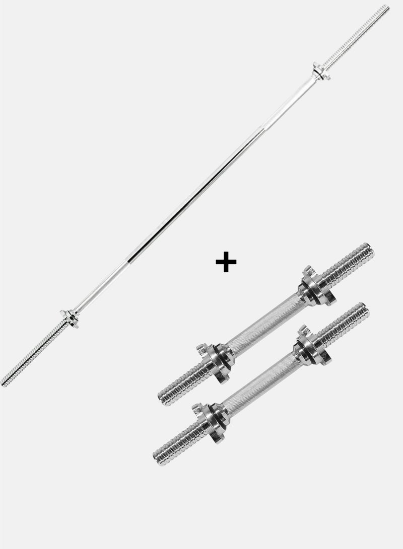 KANGAROO Straight bar 120cm and 30mm thick with chrome handle Bundle - Image 1