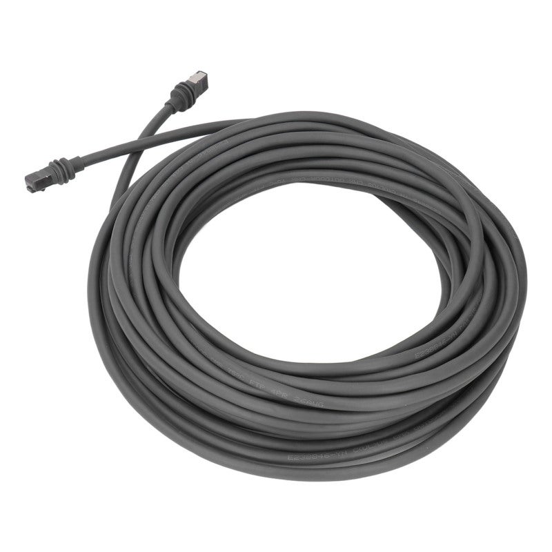 Rectangular Satellite Cable: 24AWG Single Core Copper Cat6 Cable With Gold Plated RJ45 Connector - Waterproof Heavy Duty Long Lasting Cable for Indoor Outdoor Satellite Dish Router Internet Access - Image 1