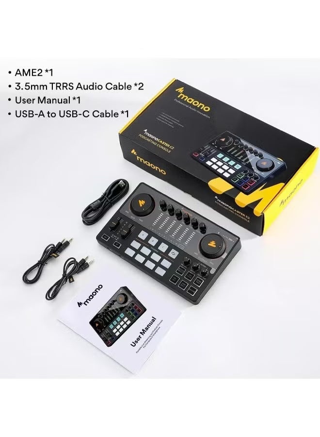 Maono caster E2 Audio Mixer & Interface