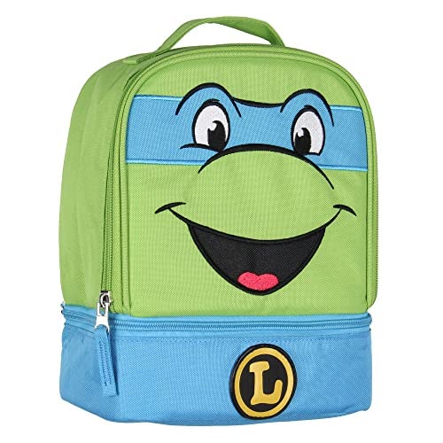 INTIMO Teenage Mutant Ninja Turtles TMNT All Turtles Dual Compartment Lunch Box Leonardo 9 - Image 1