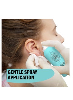 BASE LABORATORIES BASE LABORATORIES Piercing Aftercare Spray | Sterilizing Saline Spray for Piercings | Piercing Cleaner Spray for Ears, Nose - Saline Solution for Piercings, Piercing Bumps, Keloid Bumps & Wounds 4oz  - Image 3