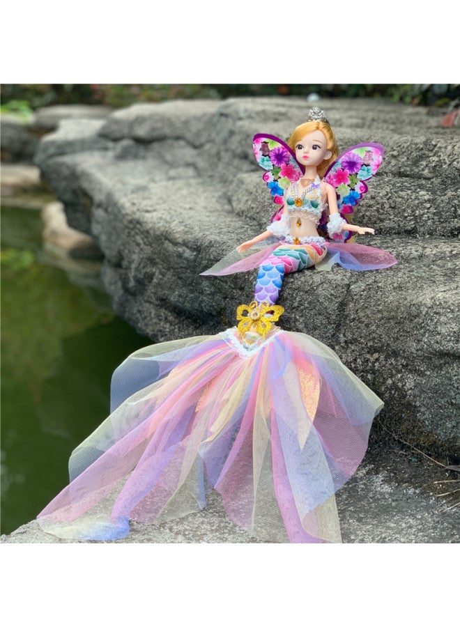 Colorful Mermaid Doll Girl Toy Princess Children's Birthday Gift Doll Doll Doll Play Home