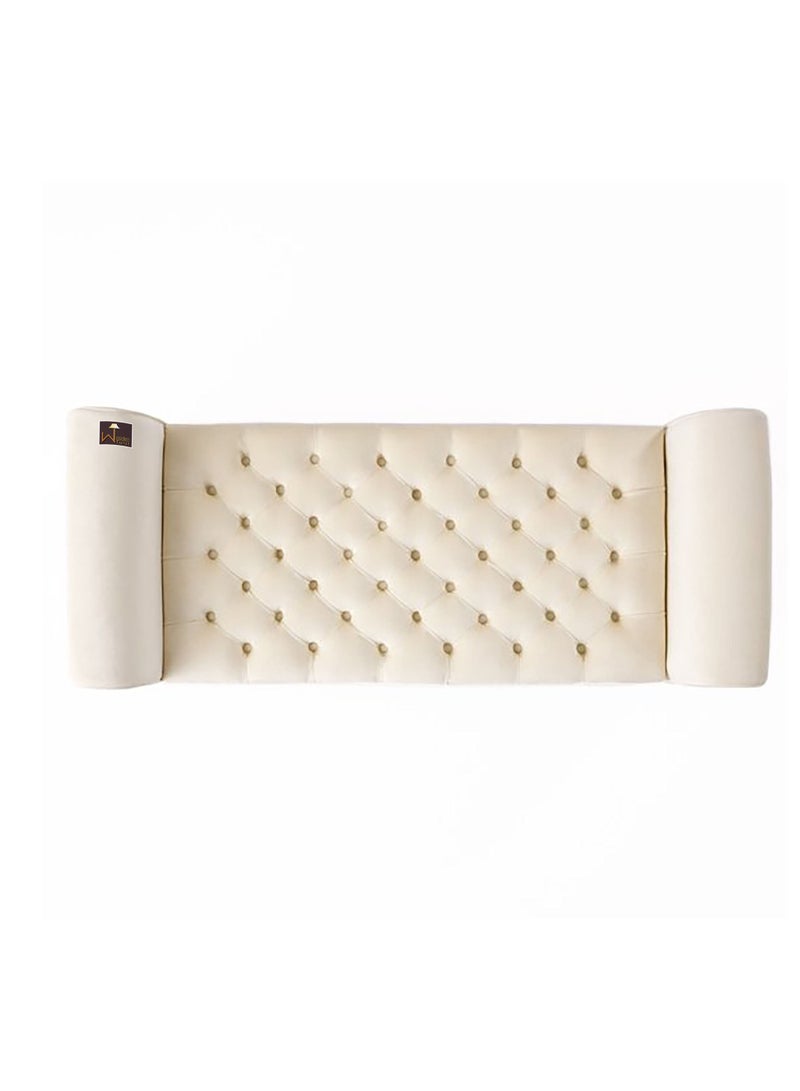 Wooden Twist Wooden Twist Zamansız Premium Wood Upholstered Flip top Storage Bench - Image 4
