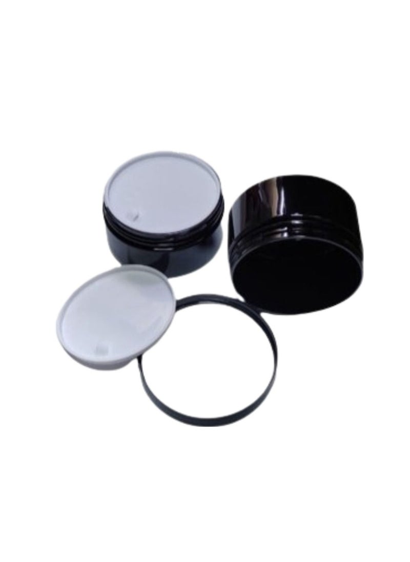 200PCS Plastic Cosmetic Container Empty Set for DIY Cream, Body Butter, Lotion, Travel Friendly Jar, Comes with Inner Lid