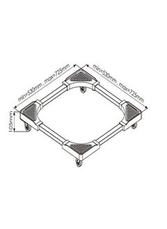 FS-MS-003 Heavy Duty Adjustable Mobile Base Stand with 440 lbs (200 kg) Weight Capacity, Extendable for Washing Machines, Refrigerators, and Heavy Appliances - pzsku/ZB8CA87BB4FABDC36DFA7Z/45/_/1730269311/327d1dd3-ee00-4dfe-9860-2106f9cc76f8