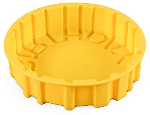 ONTRIP ONTRIP Silicone Round Shape Big Round Shape Cake molds Happy Birthday Letter Mould for Cakes Baking Tools Cake pan Microwave Oven Multi Color - Image 5