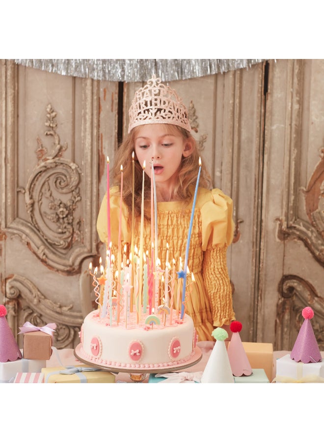 ميري ميري شموع مدببة طويلة مختلطة - Image 2