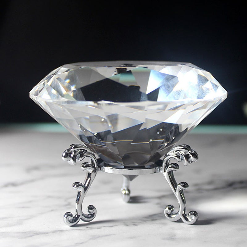 1Set Crystal Paperweight with Stand Crystal Decor Wedding Table Decor - Image 3