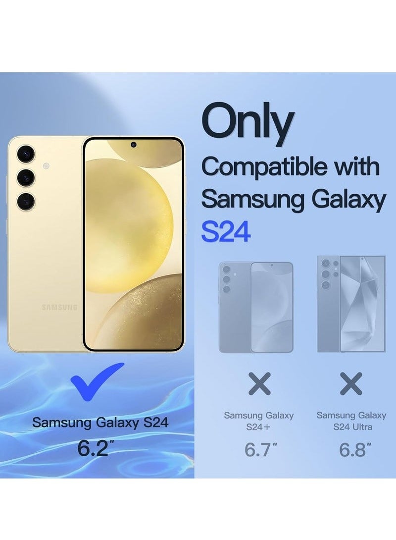 JAJEEK Samsung Galaxy S24 Case Cover – Magnetic Car Mount, Kickstand Holder, Vertical & Horizontal Hand Strap, Hand Grip Case for Samsung Galaxy S24 6.2-inch – Shockproof, Durable, Multifunctional Protection - Image 2