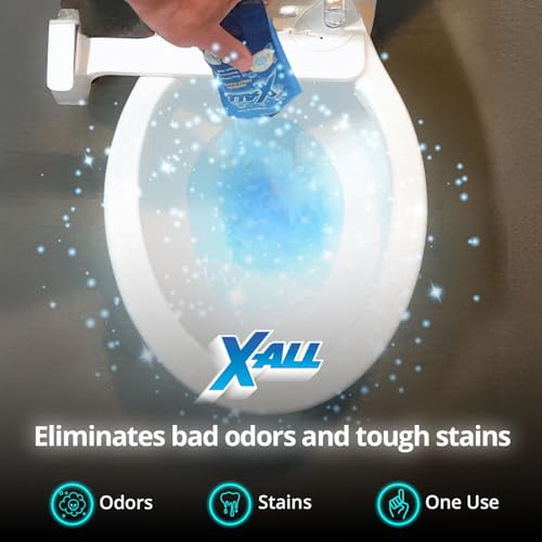 X-All XALL Foaming Toilet Cleaner SelfActivating Powder for Deep Cleaning Fights Stains Limescale and MineralBuildup - Image 3