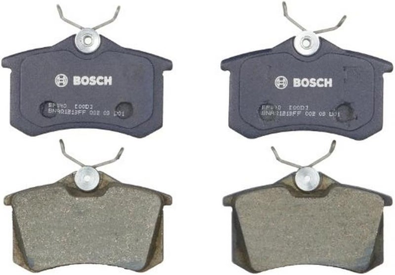 BOSCH BP340 QuietCast Premium Semi-Metallic Disc Brake Pad Set for Audi and Volkswagen - Rear