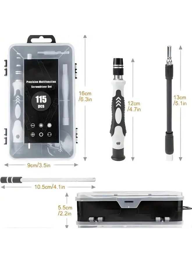 115 In 1 Purple Mobile Phone Repair Tool Kit Multifunctional Precision Screwdriver Set For Phone Watch Laptop - Image 4