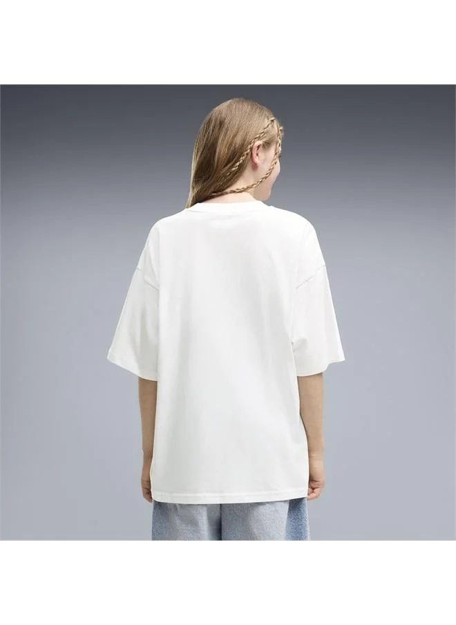 بوما Midnight Shadow Oversized Graphic Tee Youth