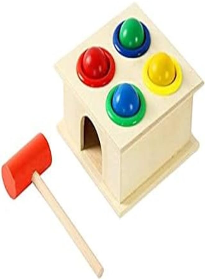 OR Small wood percussion hammer box educational toys for children 