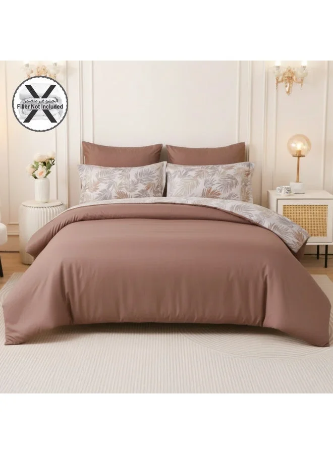 دوناتيلا طقم غطاء لحاف مطبوع، مقاس كوين يناسب 180 × 200 سم - طقم سرير مكون من 4 قطع، قماش ميكروفايبر ممشط - 1 غطاء لحاف، 1 شرشف مطاطي، 1 كيس مخدة شام، 1 كيس مخدة (الحشوة غير متضمنة)