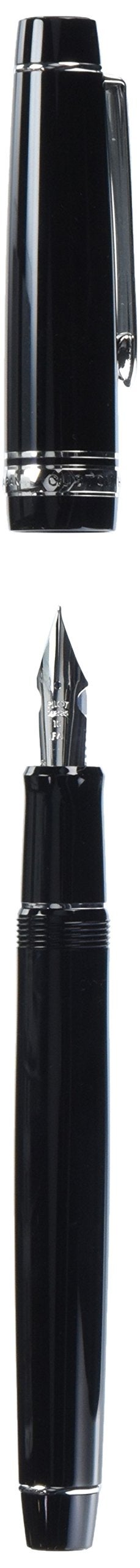 Pilot Fountain Pen Custom Heritage 912, Black Body, FA-Nib (FKVH-2MR-B-FA) - Image 2