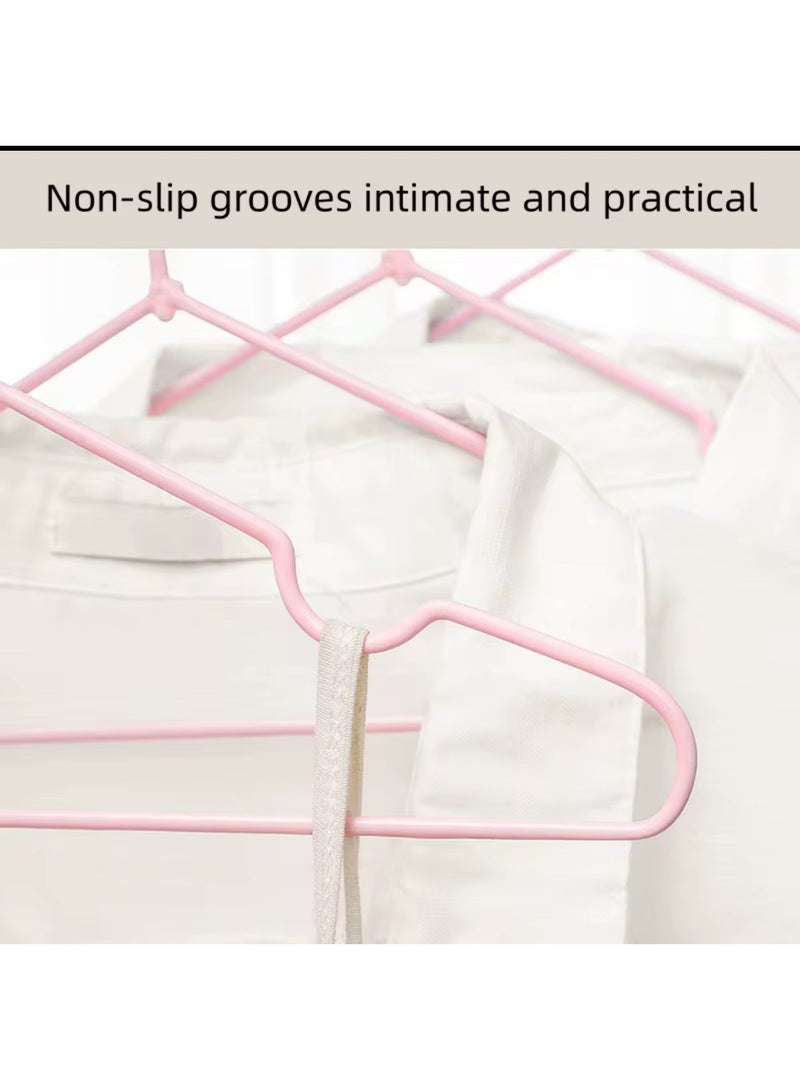 Stainless Steel Coated Hanger, 10 Pieces - Image 3