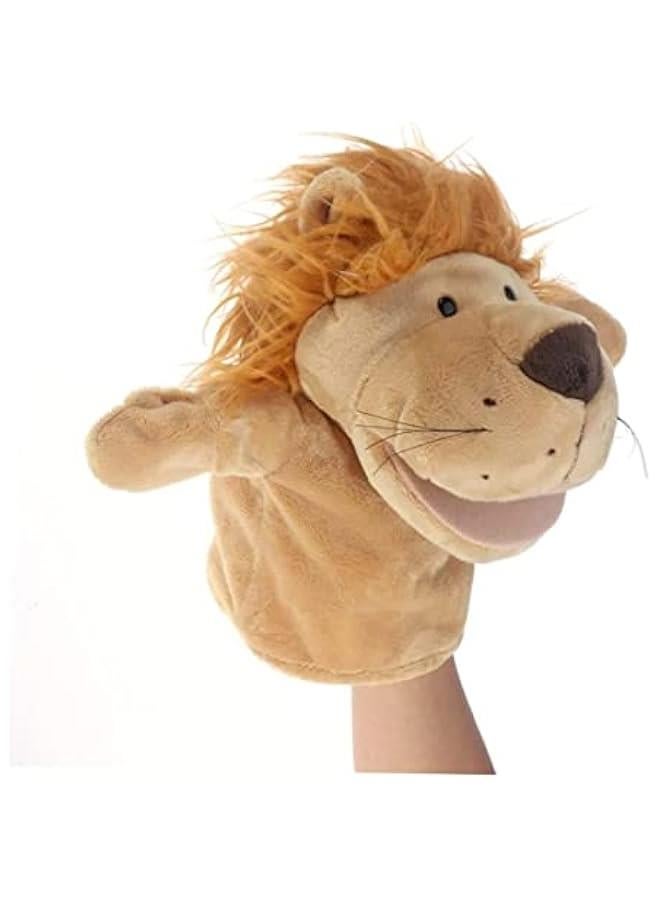 MIXDE Puppet Jungle Friends Plush Animal Toy, Used For Imaginative Games, Storytelling, Teaching, Preschool, And Role-playing (lions) - Image 1