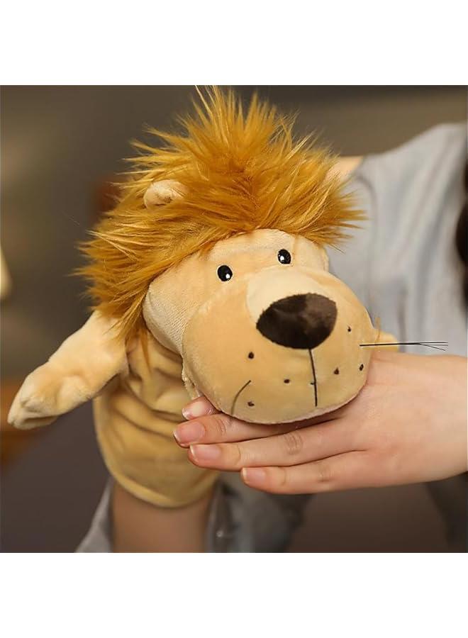 MIXDE Puppet Jungle Friends Plush Animal Toy, Used For Imaginative Games, Storytelling, Teaching, Preschool, And Role-playing (lions) - Image 3