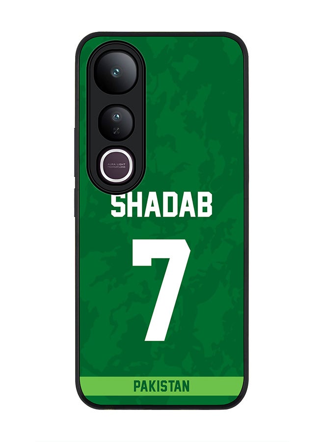 Stylizedd For vivo V50 Lite Case,Slim fit Camera Protection, Shockproof Thin Phone cover  - Pakistan Shadab Khan, Jersey No 7