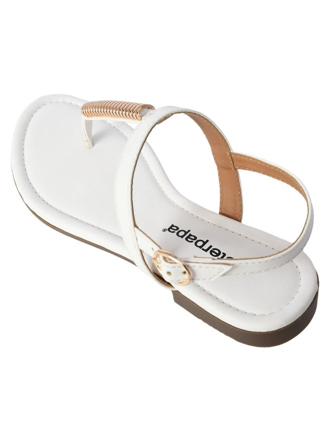 Peterpapa Embellished Strap Sandals with Buckle - Image 3