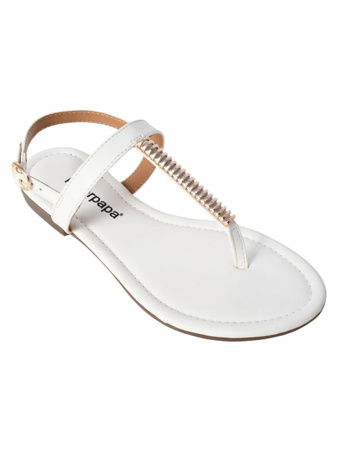 Peterpapa Embellished Strap Sandals with Buckle - Image 2