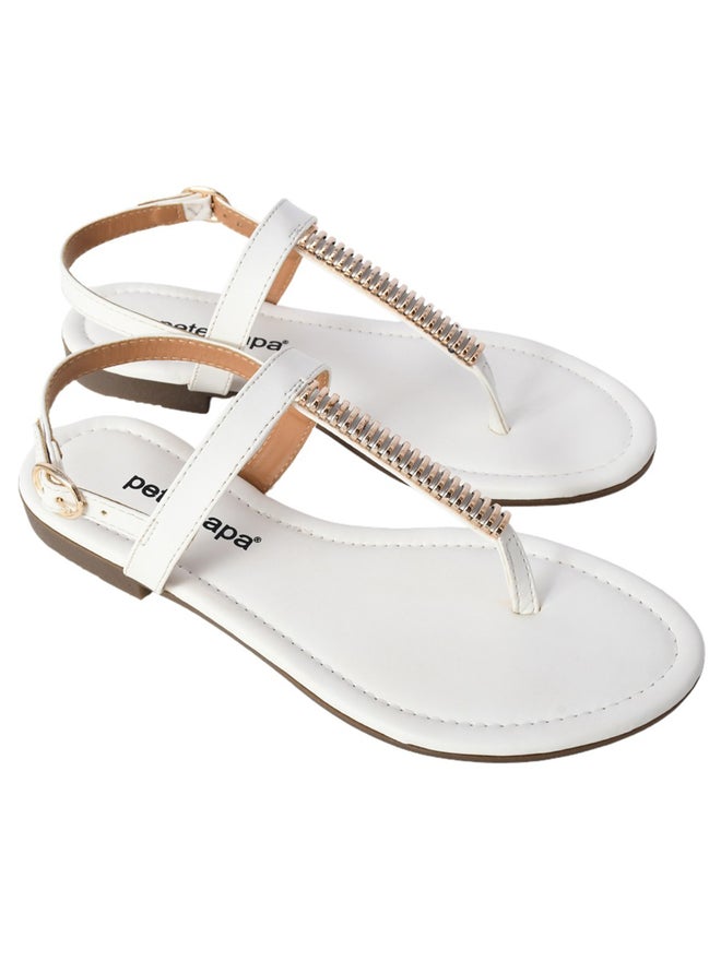 Peterpapa Embellished Strap Sandals with Buckle - Image 1